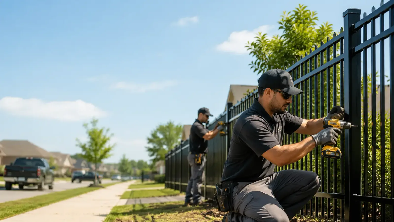 Metal Fence Installation in Mathis, TX